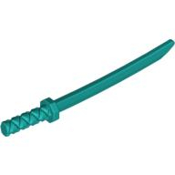 Lego meč Shamshir / Katana, tmavě tyrkysová (4140495)